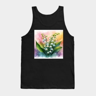 Lily of The Valley Flower Tank Top